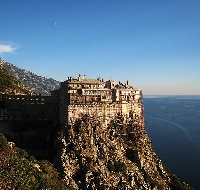 The Monastery of Simonos Petras on Mount Athos